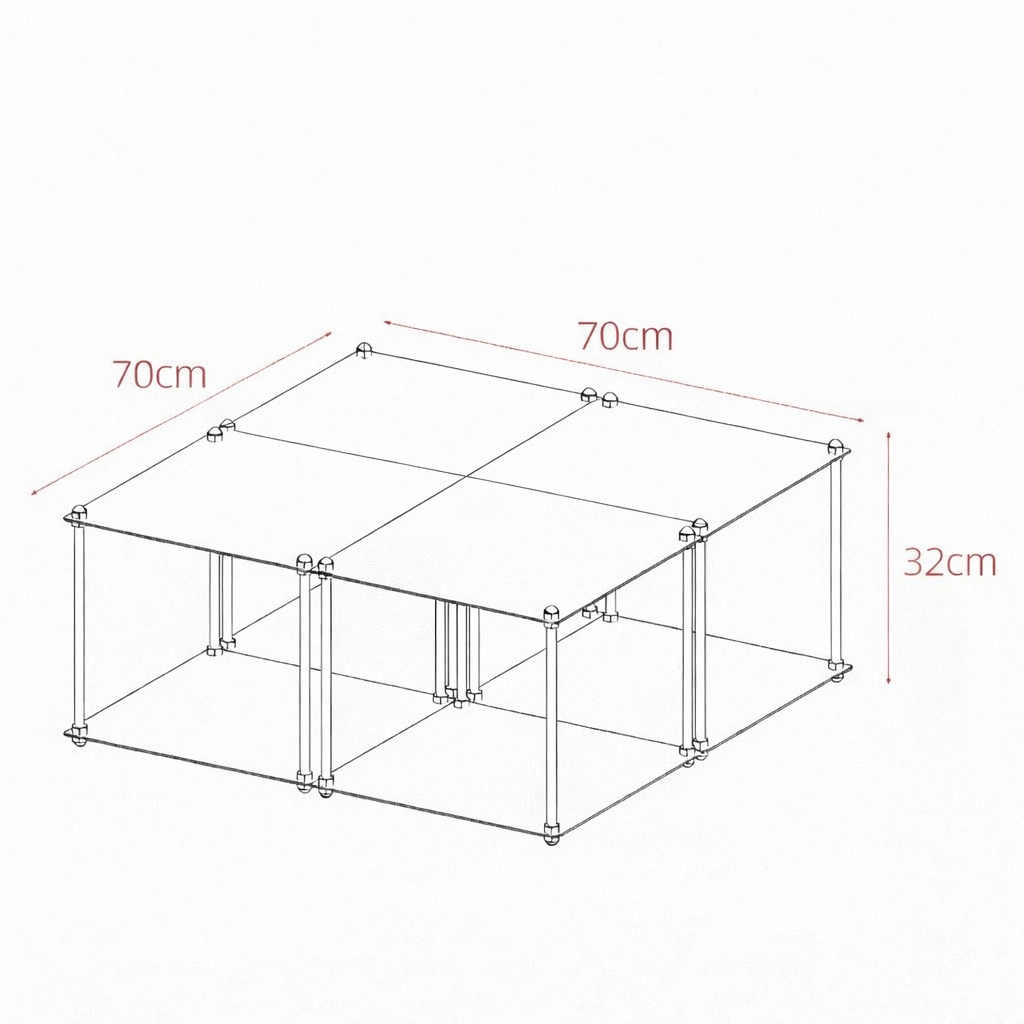 NORDEN Etage — Modular Stainless Steel Shelving System