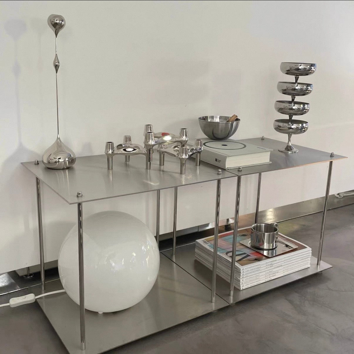 NORDEN Etage — Modular Stainless Steel Shelving System