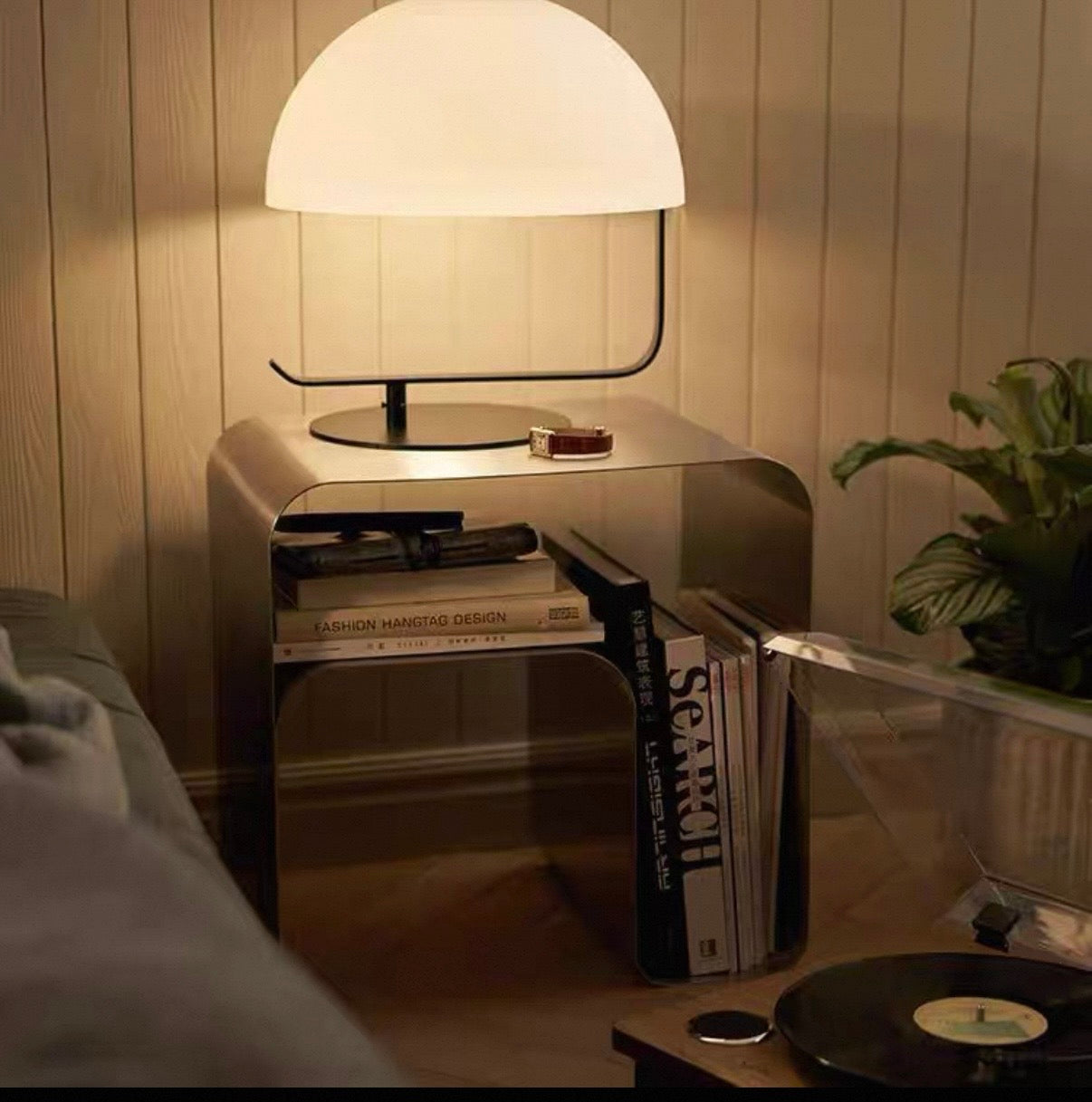 NORDEN Bøge — Stainless Steel Side Table