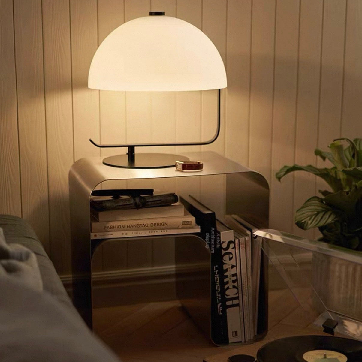 NORDEN Bøge — Stainless Steel Side Table