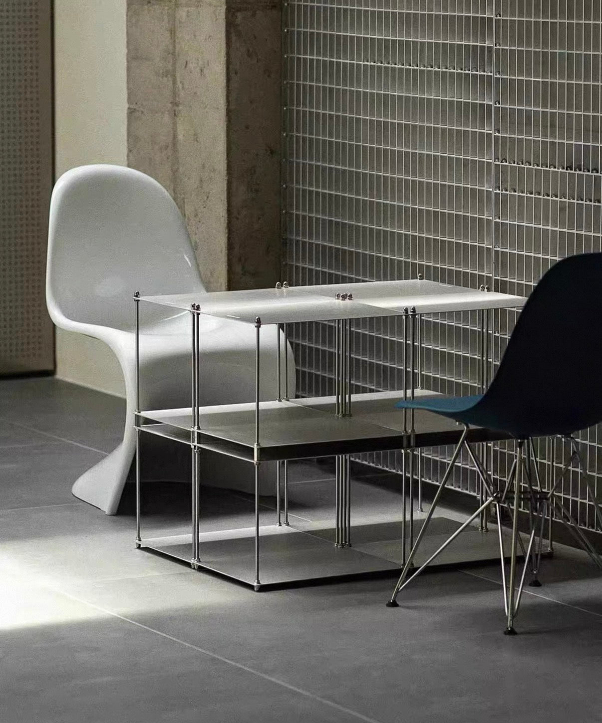 NORDEN Etage — Modular Stainless Steel Shelving System